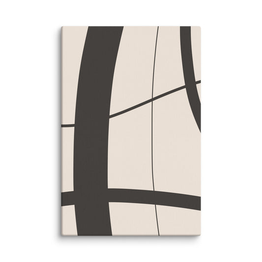 ABSTRACT LINES Canvas - ASHRILEYPRINTS