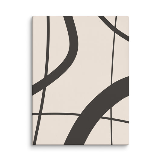 ABSTRACT LINES Canvas - ASHRILEYPRINTS
