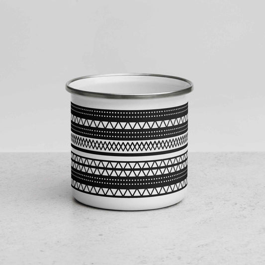 ABSTRACT PATTERN Enamel Mug