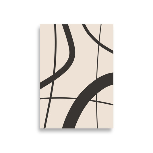 ABSTRACT MINIMAL Poster - ASHRILEYPRINTS