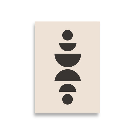 ABSTRACT SHAPES Poster - ASHRILEYPRINTS