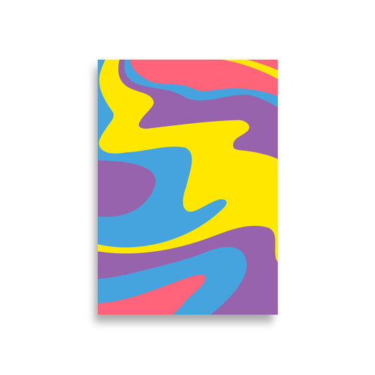 Colorful abstract design on a white background