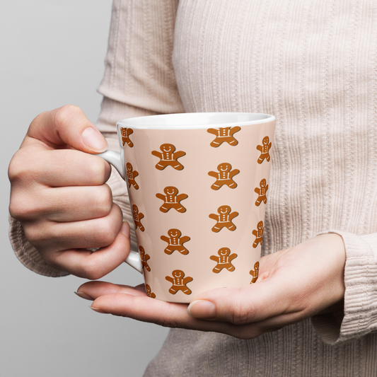 GINGERBREAD MAN Christmas Latte mug - ASHRILEYPRINTS