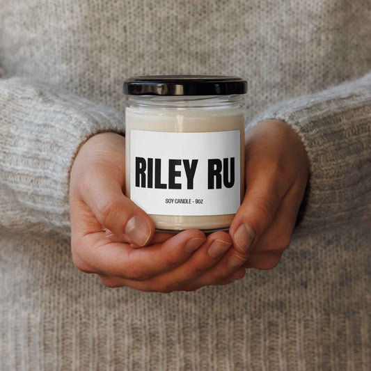 RILEY RU Scented soy candle 9oz