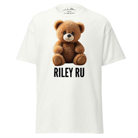 RILEY RU 3D TEDDY Black Font Unisex Classic Tee for Trendy Casual Wear