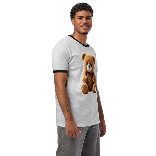 RILEY RU TEDDY Unisex Ringer T-Shirt for Trendy Casual Wear