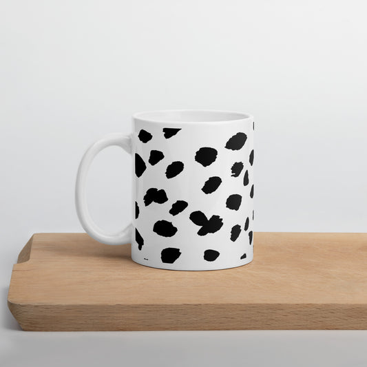 DALMATIAN White glossy mug - ASHRILEYPRINTS