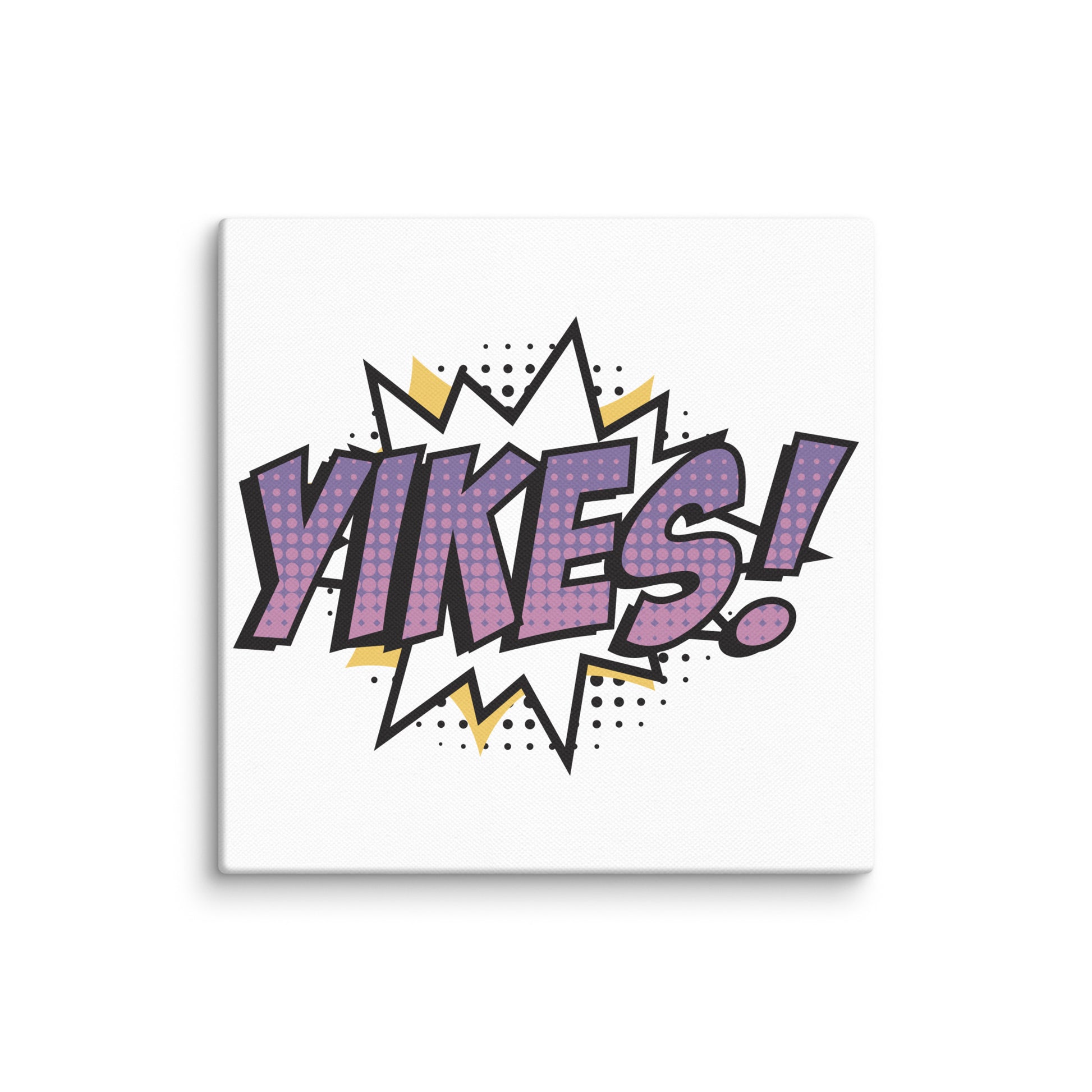 YIKES Pop Art Canvas - Vibrant Wall Art for Modern Interior Spaces –  ASHRILEYPRINTS, image size:1946x1946