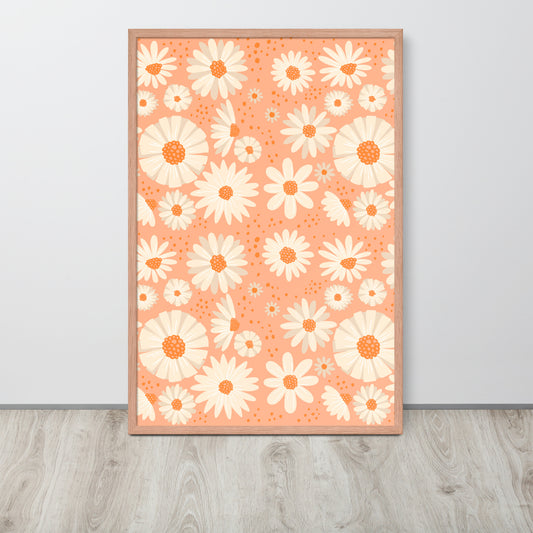 DAISY FLOWERS Framed poster - ASHRILEYPRINTS