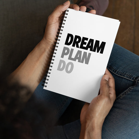 DREAM PLAN DO Spiral notebook - ASHRILEYPRINTS