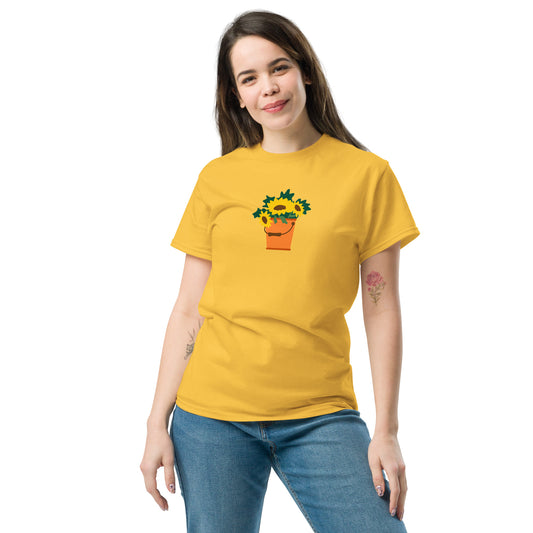 FLOWER POT Unisex classic tee - ASHRILEYPRINTS