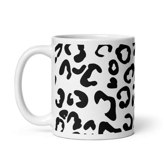 CHEETAH White glossy mug - ASHRILEYPRINTS